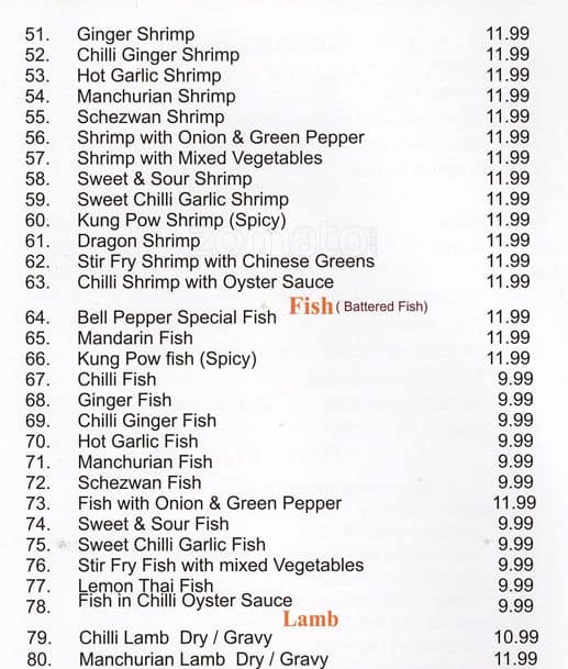 Menu of India Curry House photo4