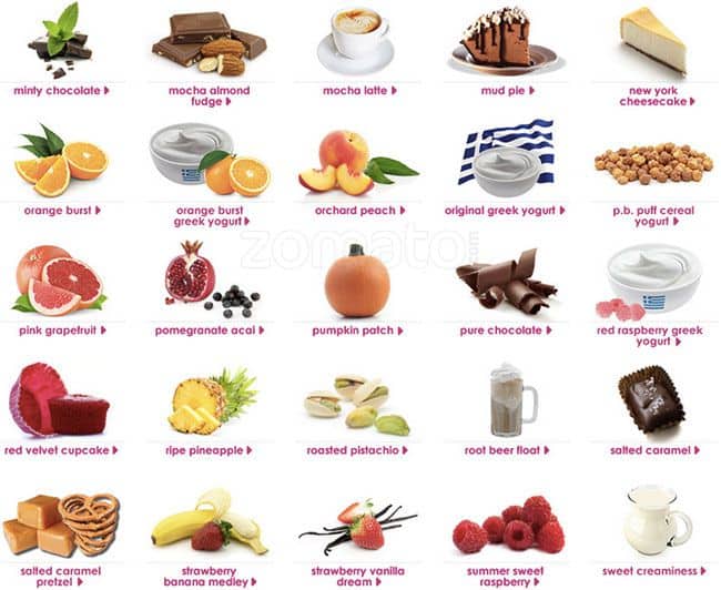 Menu of Menchie’s Frozen Yogurt photo3