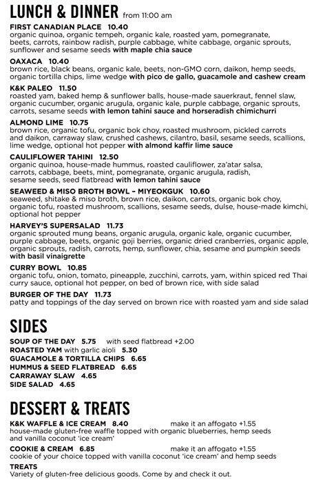 Menu of Kupfert & Kim photo3