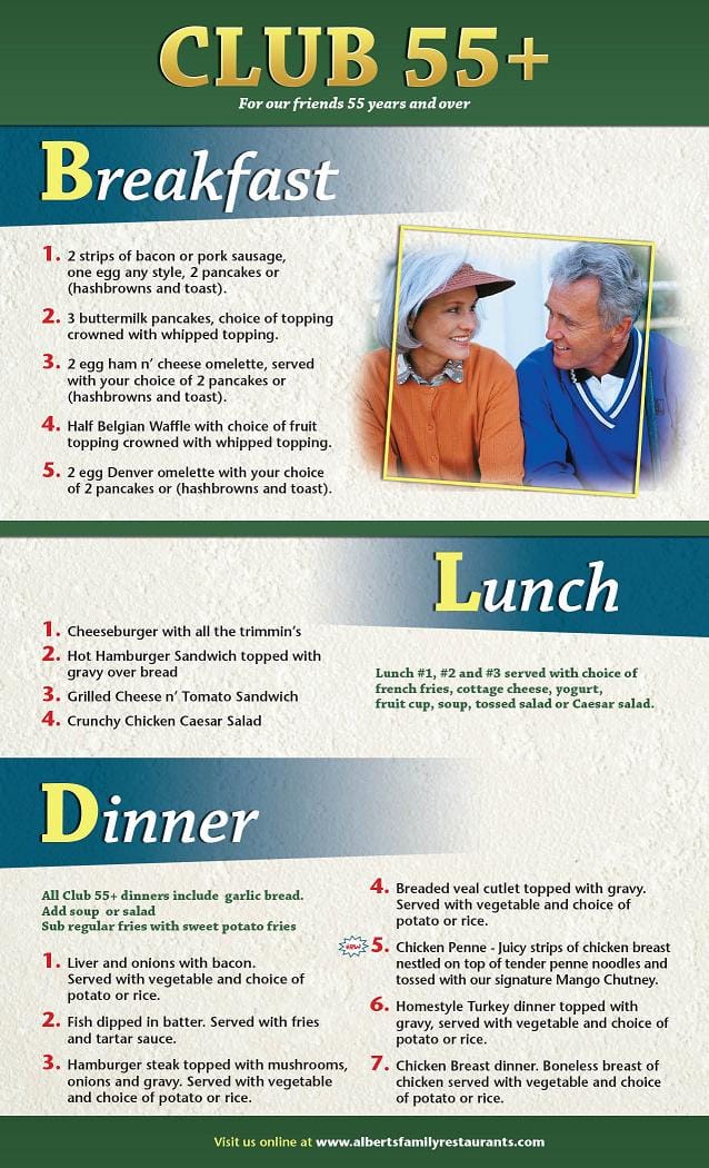 Menu of Albert’s Family Restaurant photo2