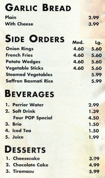 Menu of Bigman’s Family Dining photo13