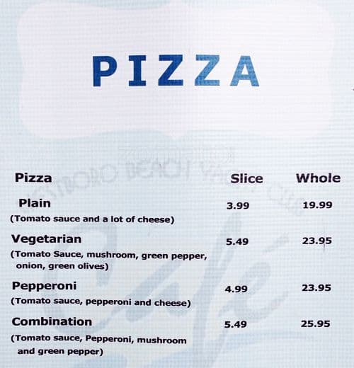 Menu of Westboro Beach Yacht Club Café photo4