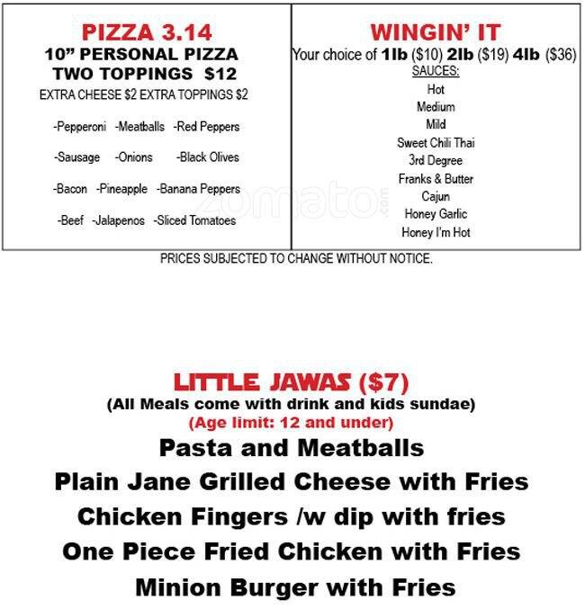 Menu of Doin’ it Greek photo5