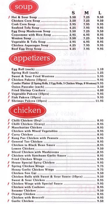 Menu of Willy’s photo2