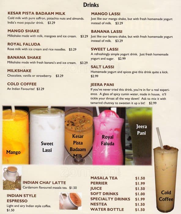 Menu of Mughal Mahal photo8