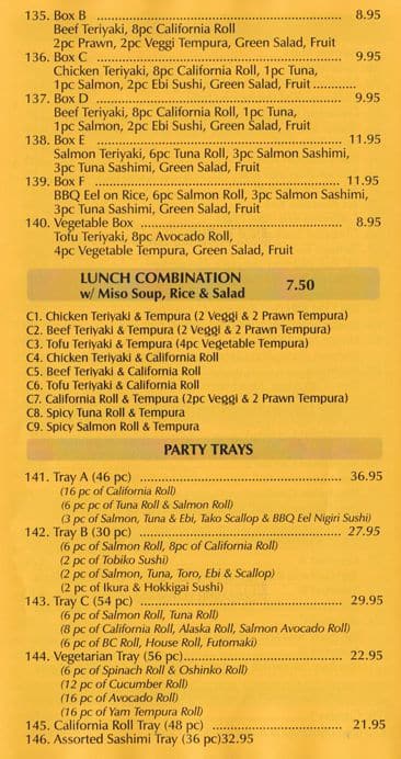 Menu of Sushi Dragon photo6