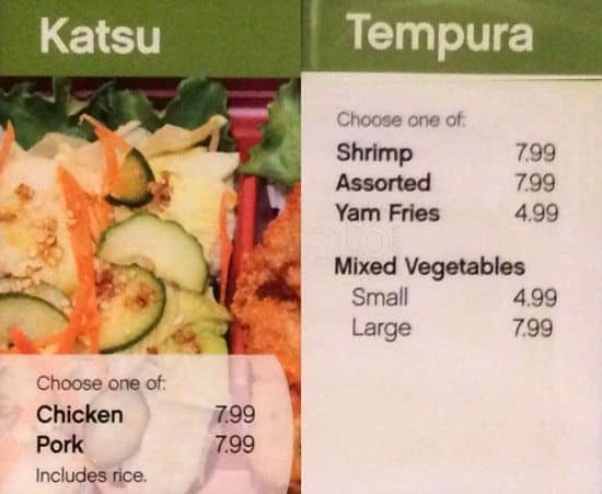 Menu of Umi Sushi Express photo4