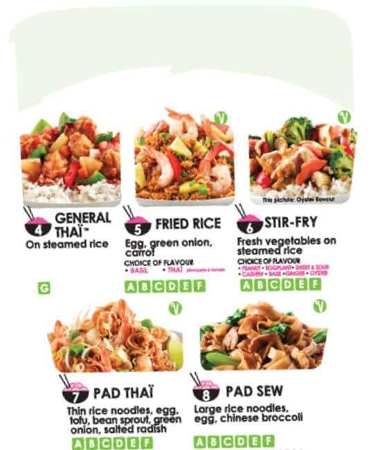 Menu of Thai Express photo4