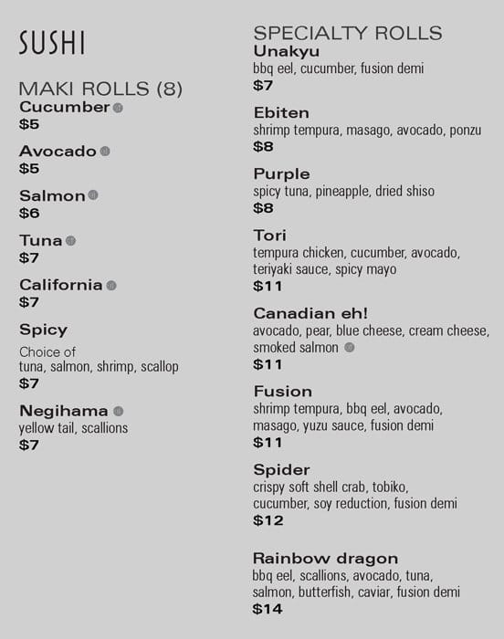 Menu of Thi Fusion photo8