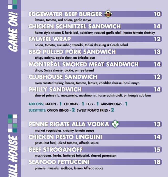 Menu of Splash Bistro photo5