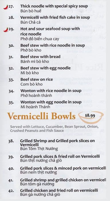 Menu of All About Pho photo2