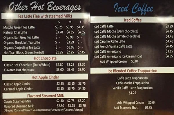 Menu of Agape Coffee photo3