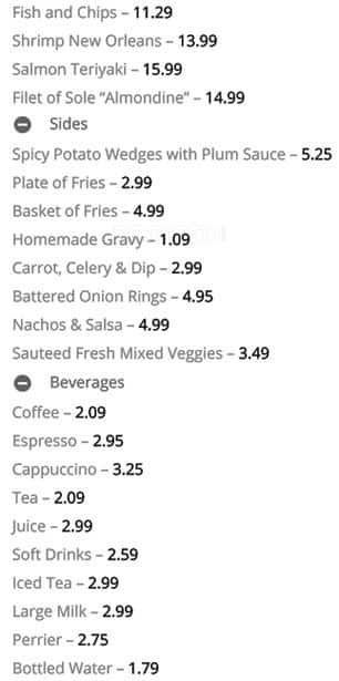 Menu of Tapps photo5