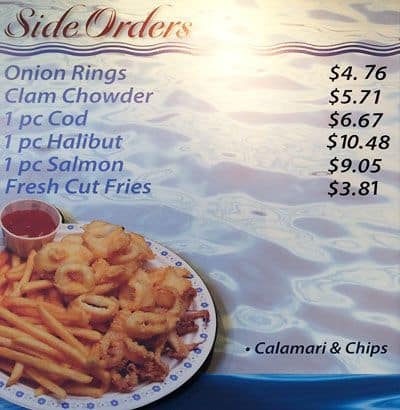 Menu of Celine’s Fish and Chips photo5
