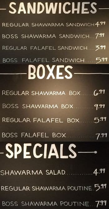 Menu of Shawarma Boss photo2
