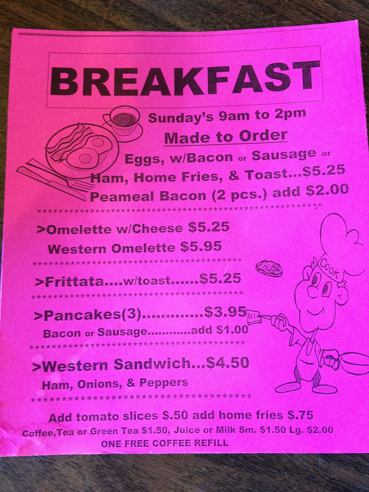 Menu of Riverside Sportsmen’s Club photo2