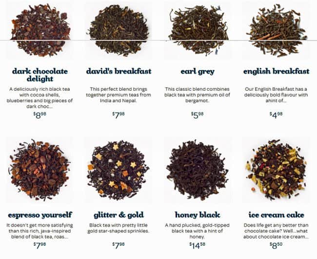 Menu of David’s Tea photo30