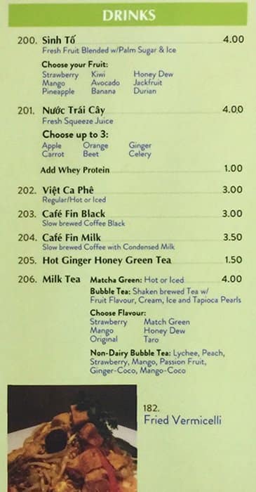 Menu of Saigon Lotus Restaurant photo4