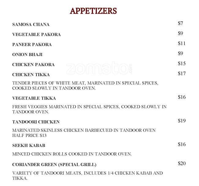 Menu of Coriander Green photo2