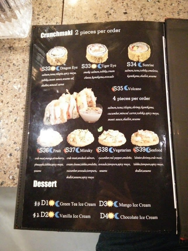 Menu of Lava Rock Grille & Sushi photo10