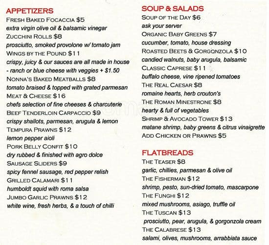 Menu of Caffe Roma photo2