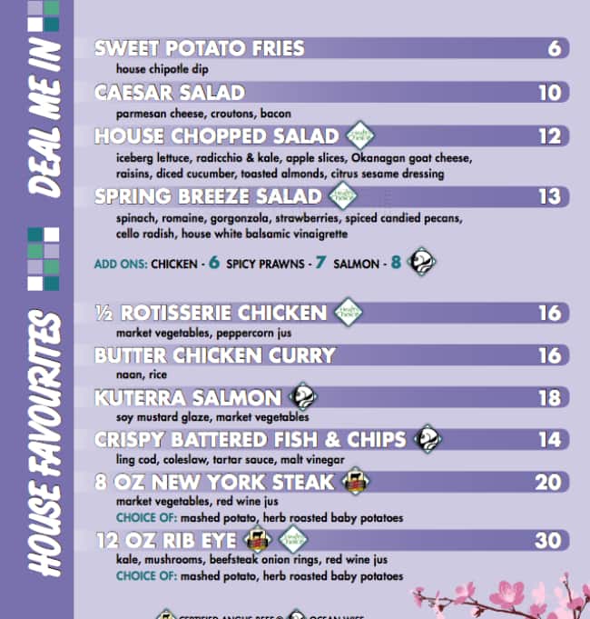 Menu of Splash Bistro photo6