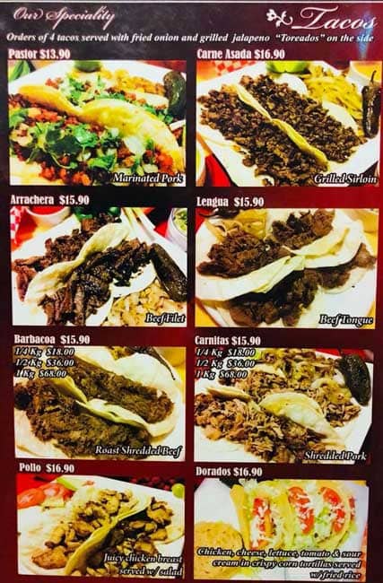 Menu of King’s Tacos photo8