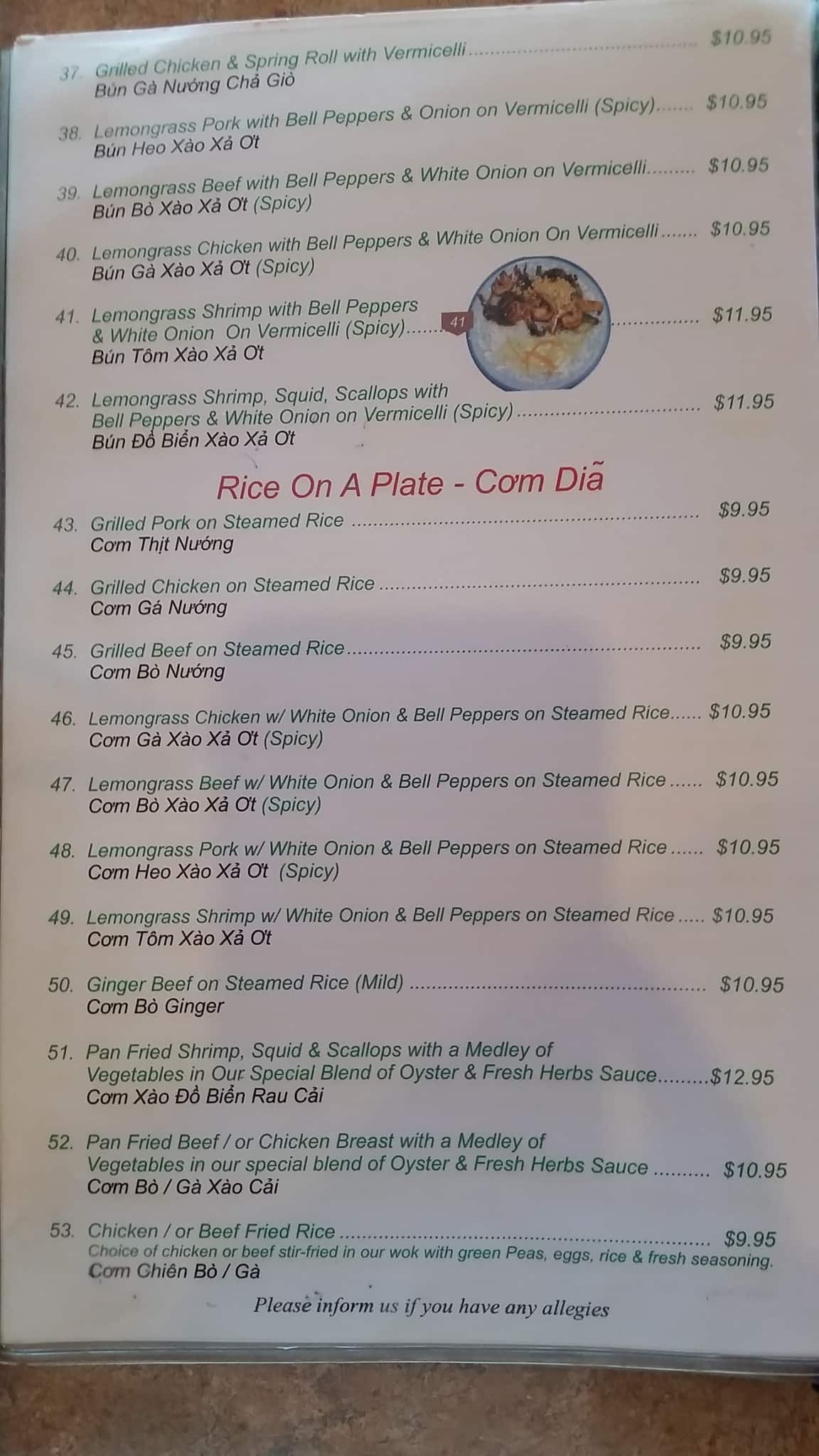 Menu of Pho Anh Vietnamese Cuisine photo5