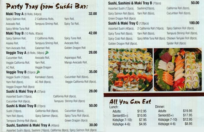 Menu of Masa Sushi photo5