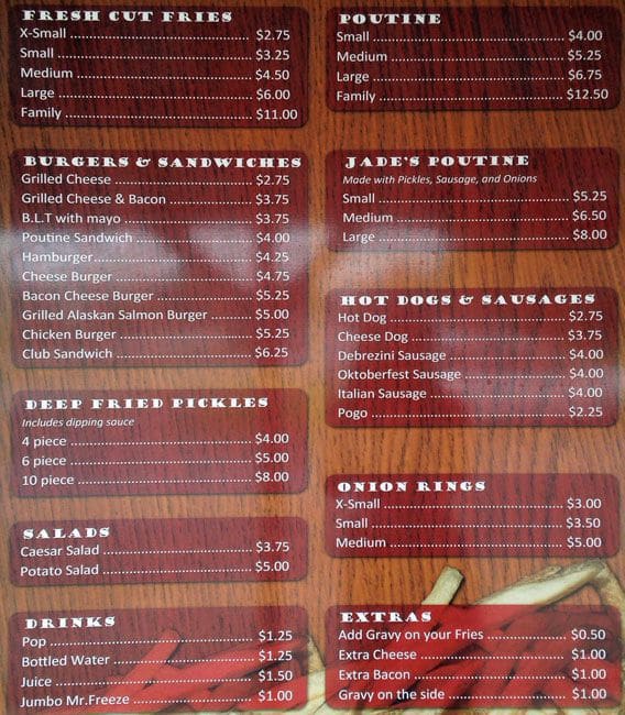 Menu of Taters photo2