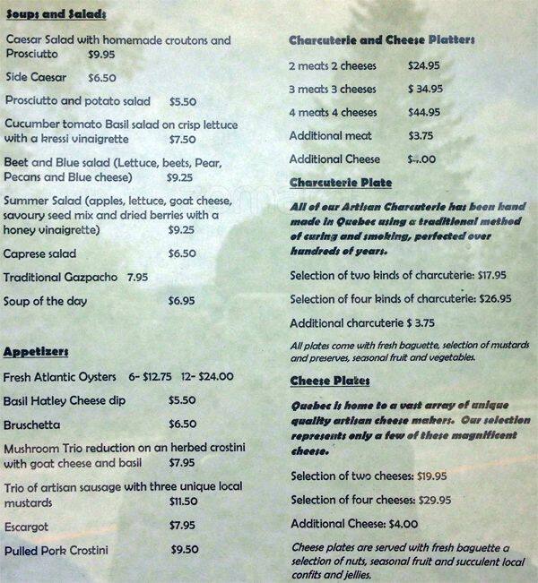 Menu of Terrasse Radisson photo3