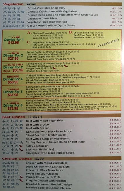 Menu of New Mitzie’s Restaurant photo5