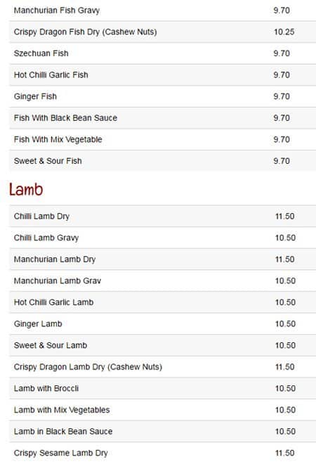 Menu of Dalchini photo4