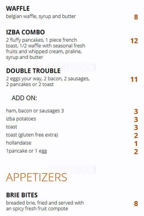 Menu of Izba Bistro photo6