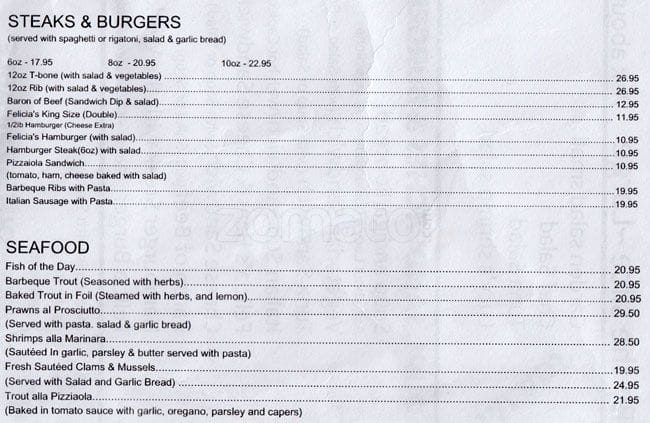 Menu of Felicia’s photo3