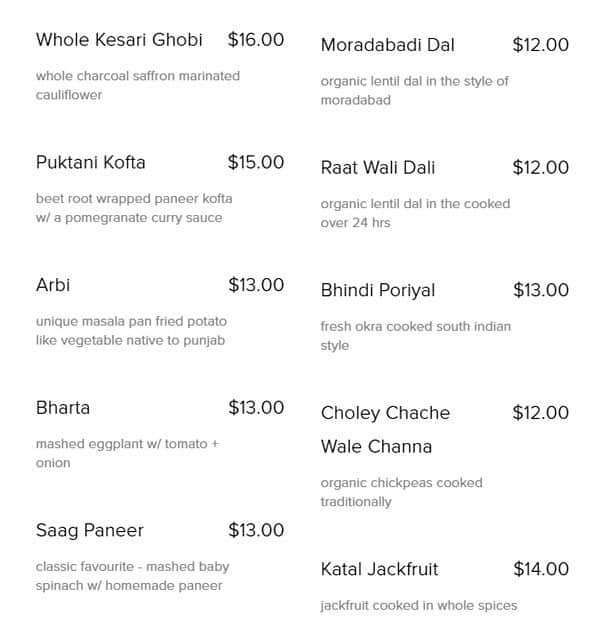 Menu of Firangi by Host photo5