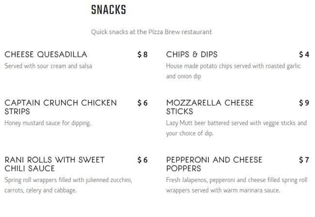 Menu of Pizza Brew photo2