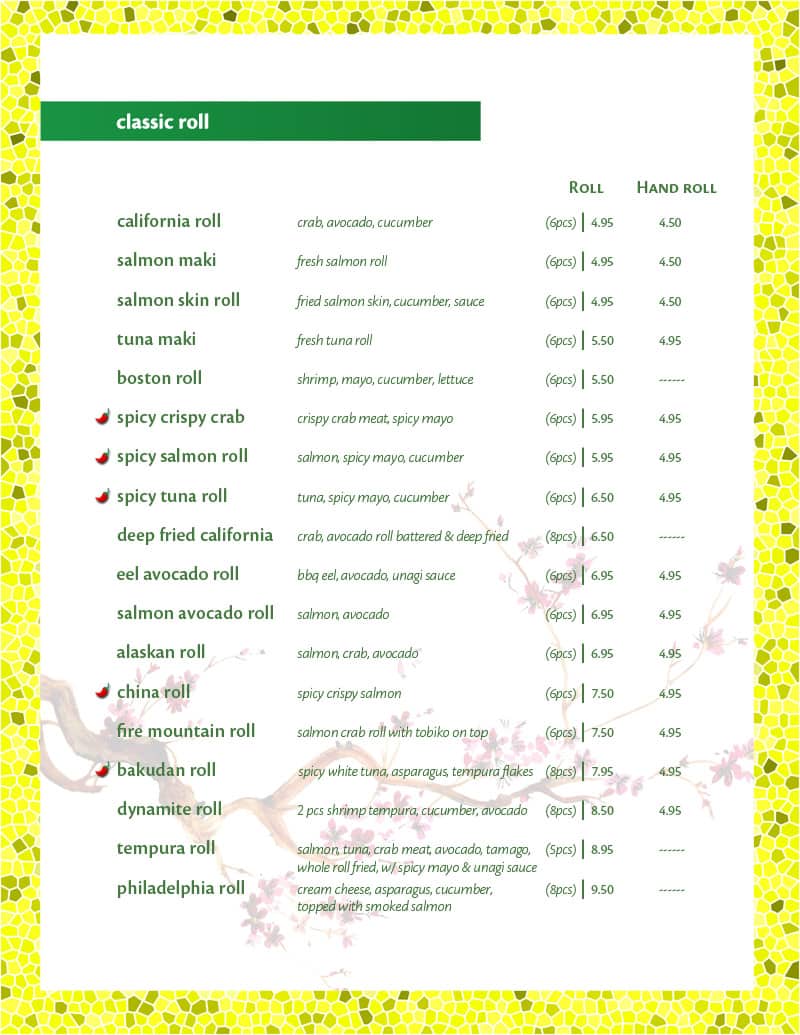 Menu of Ta’ke Sushi Restaurant photo5