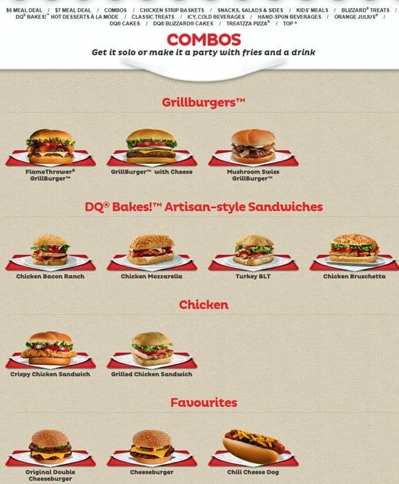 Menu of Dairy Queen photo3