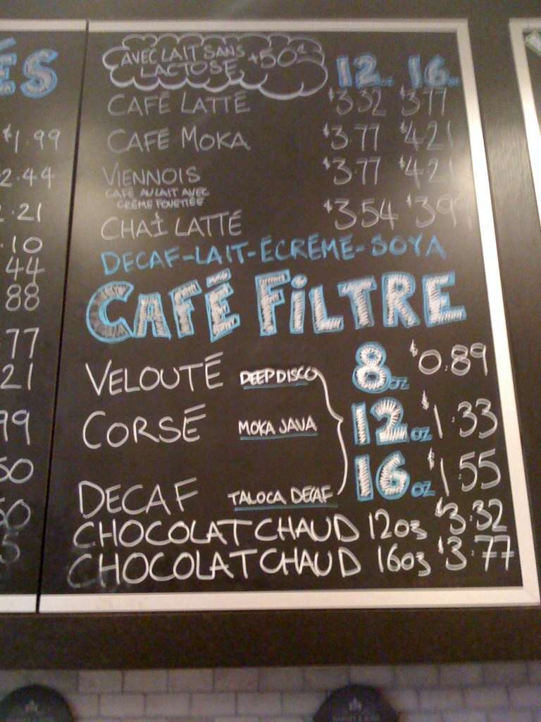 Menu of Caffè Art Java photo3