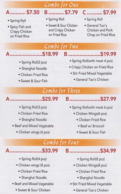 Menu of Sinopino photo6