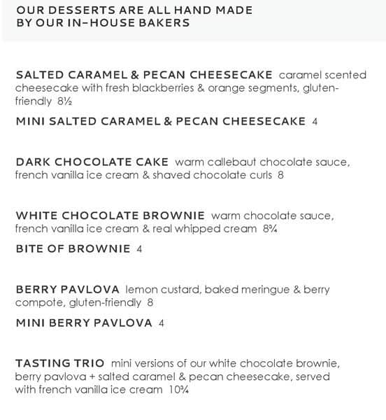 Menu of Moxie’s Grill & Bar photo10