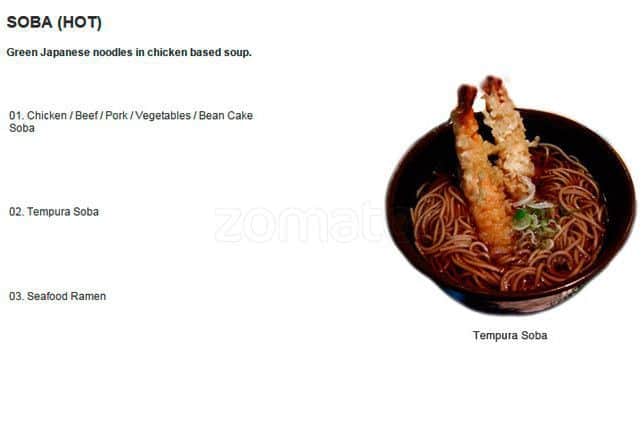 Menu of Osaka Island photo25