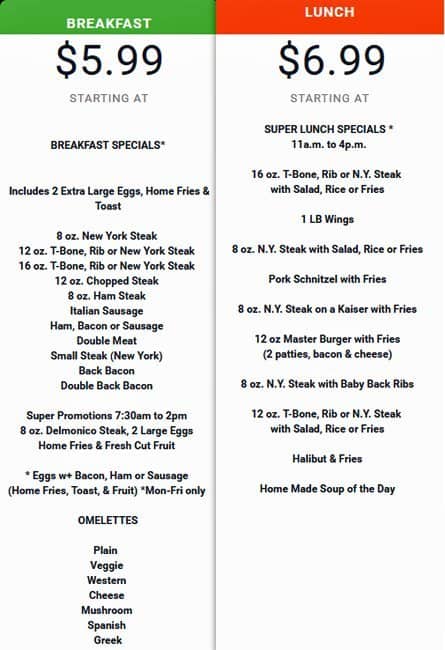 Menu of Master Steaks photo2