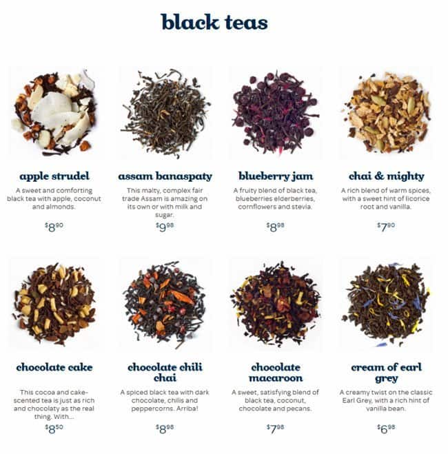 Menu of David’s Tea photo29