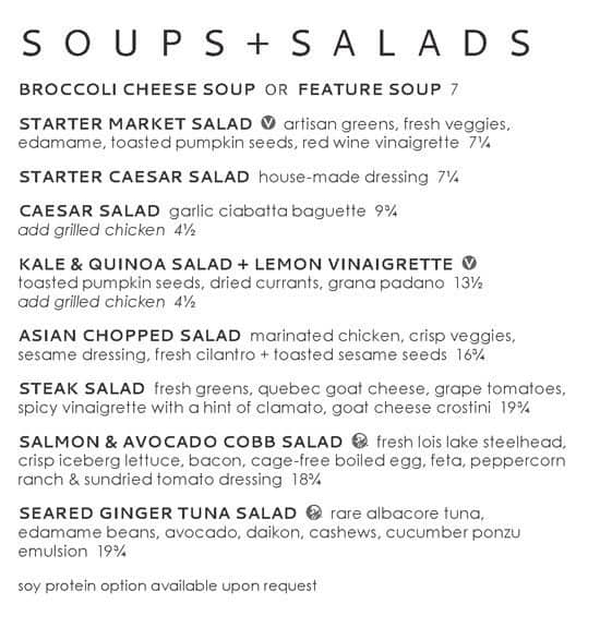 Menu of Moxie’s Grill & Bar photo3