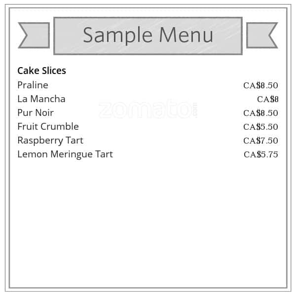 Menu of Nadège photo3