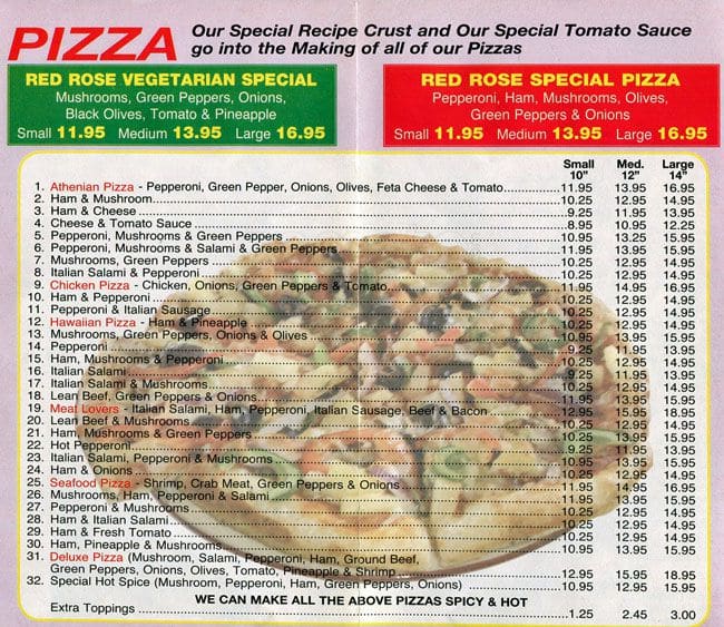 Menu of Red Rose photo3