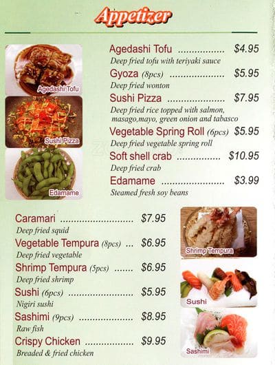 Menu of Sushi Park photo8
