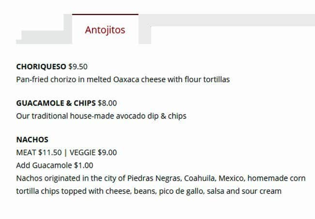 Menu of Señor Burrito photo4